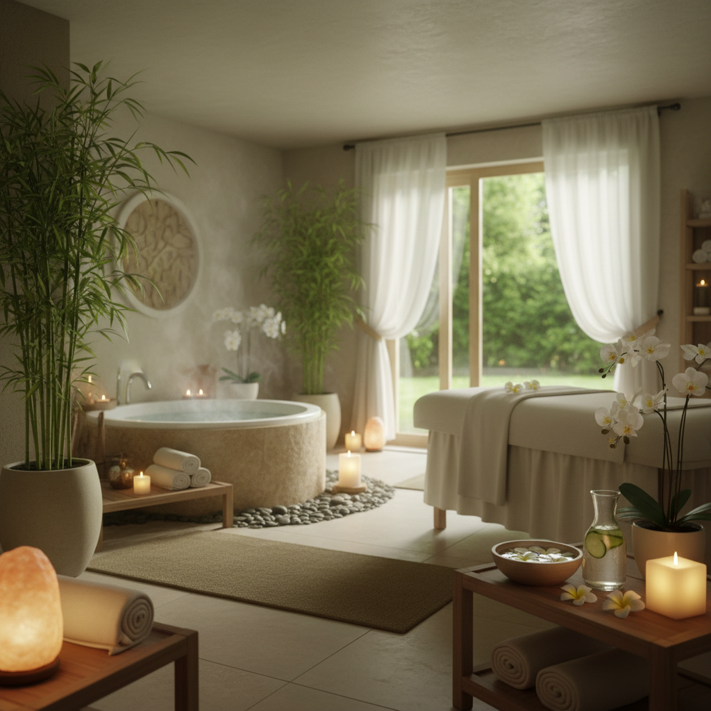Welcoming spa environment